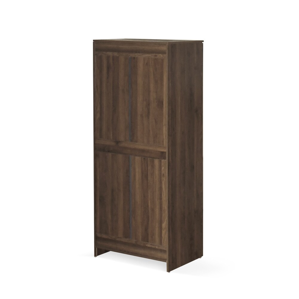 Danbury 3 Piece Wardrobe and 2 Drawer Nightstand Bedroom Set by Christopher Knight Home