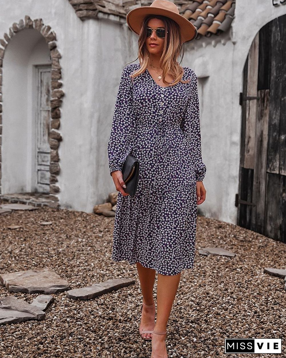 Floral Print Light Dress