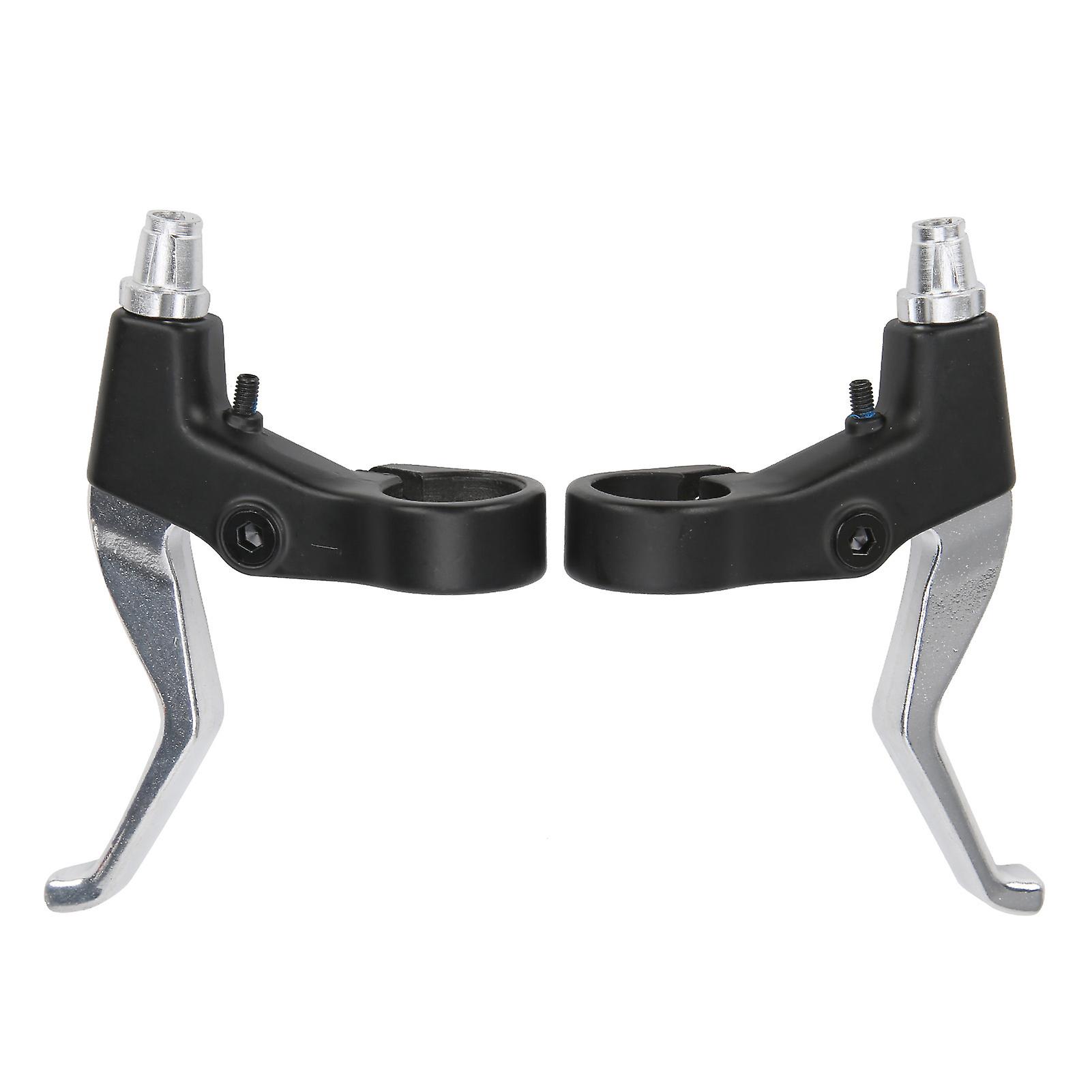 Mountain Bike Brake Handle Bicycle Aluminum Alloy Handlebar Brake Lever 22.2mm Diametersilver