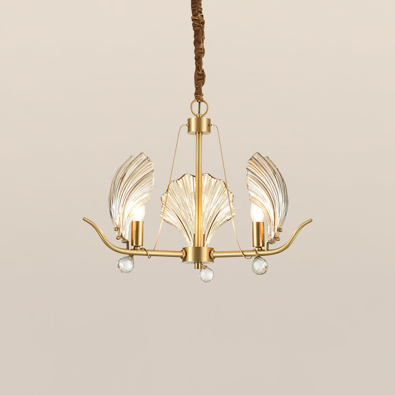 Shell Crystal Chandelier