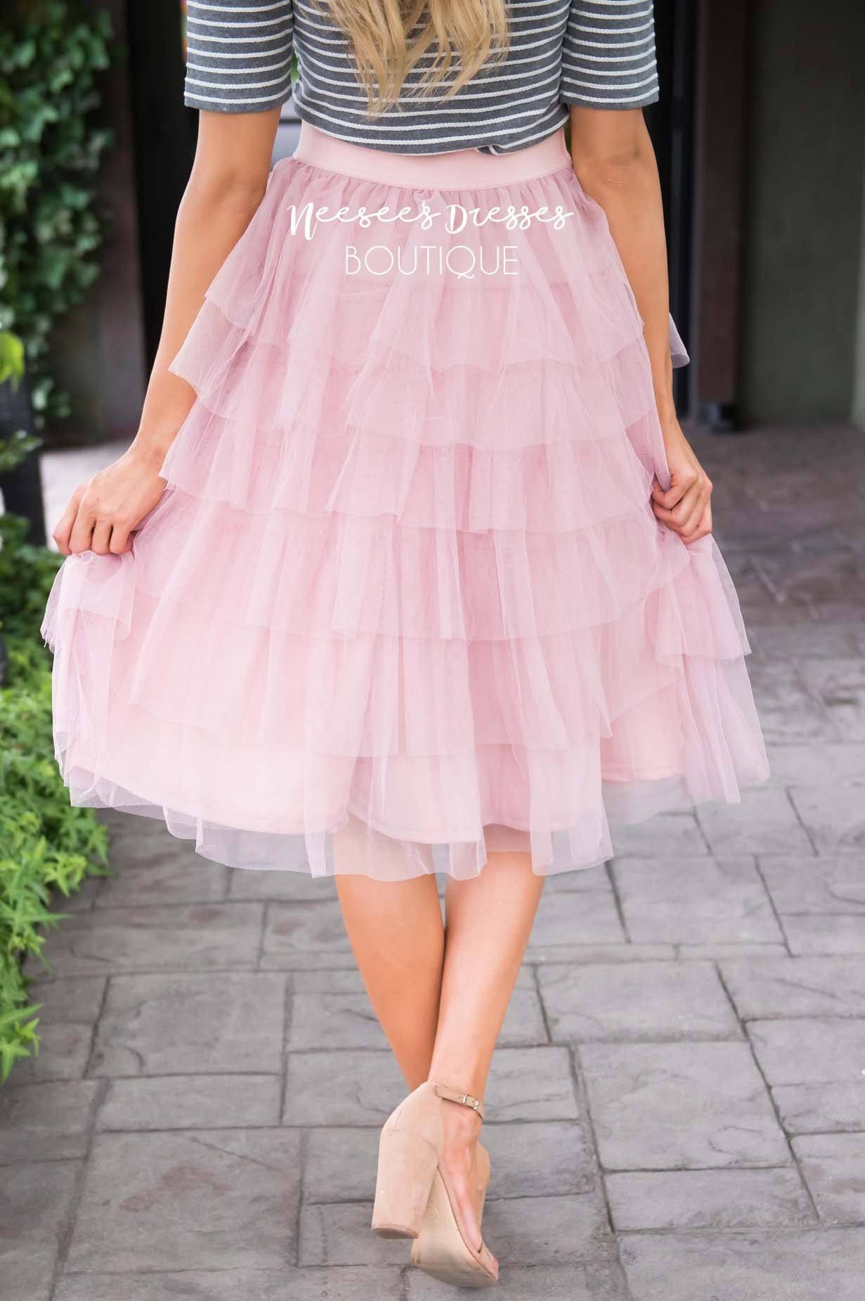 Fall in Love Tiered Tulle Skirt