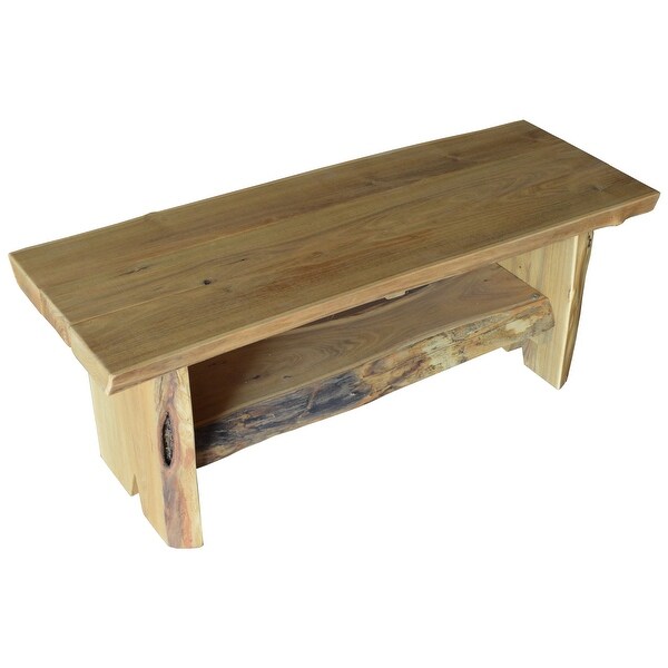 Live Edge Locust Wood Sunrise Thicket Coffee Table