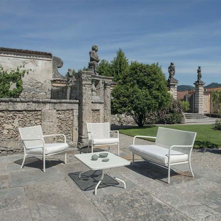 Banquette de jardin 2 places Athena EMU - Salon de jardin metal