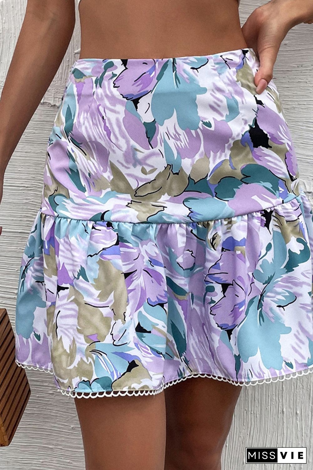 Floral Print Skirt Wholesale