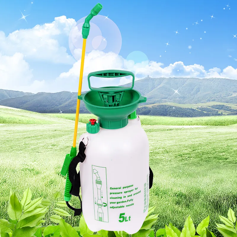 Manual Pressure Home Usage Factory Supply Adjustable Plastic Liquid Fertilizer Sprayer 5 Liter Garden Water Pressure Sprayer