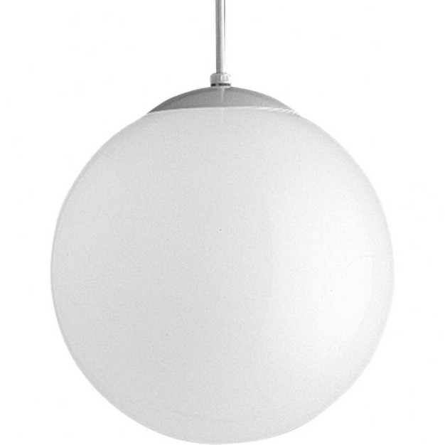 Progress Lighting Opal Globes 1 light Wall Sconce Satin White Opal Shade