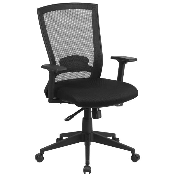 Flash Furniture Mid-Back Mesh Executive Office Chair with Back Angle Adjustment