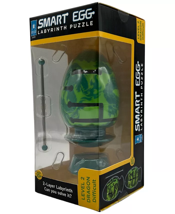 University Games Bepuzzled Smart Egg 2-Layer Labyrinth Puzzle Dragon  Difficult