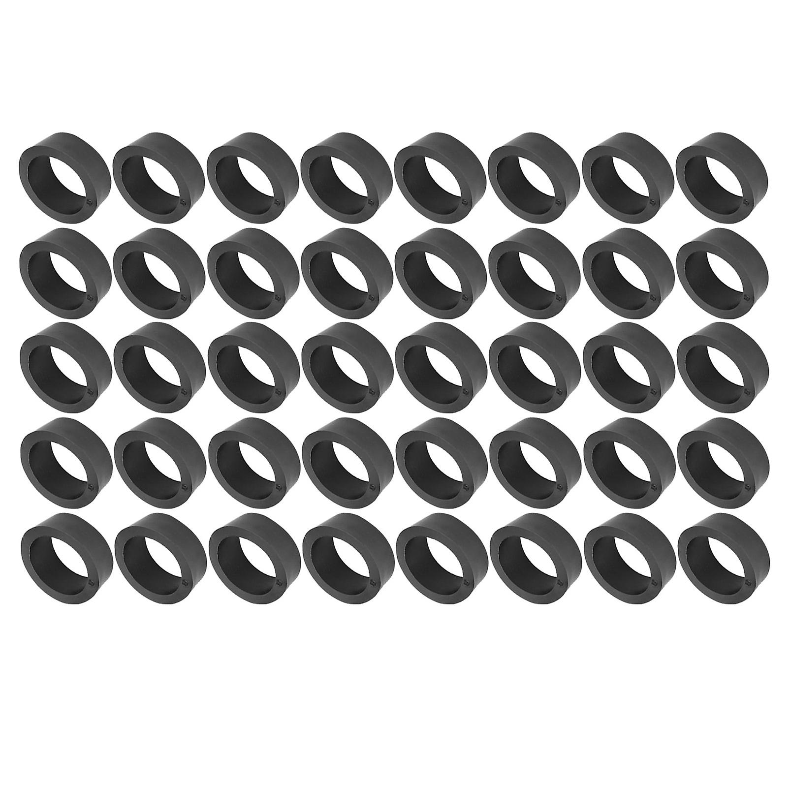 40pcs Silicone Winding Check Decorating Ring Trim Adapter For Fishing Rod Building Parts18mm