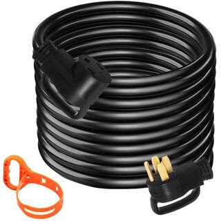 VEVOR 50 ft. 50 Amp RV Extension Cord Premium Power Cord RV Wire Diameter Extension Cord 6 Wire Gauge RV Cord HJLJQ50FT50A6HX01V1