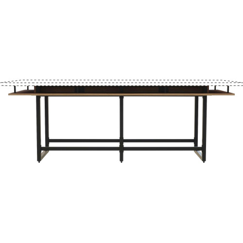 Safco Mirella 10'/12' Standing-Height Table Base (MRCBH3BLK)