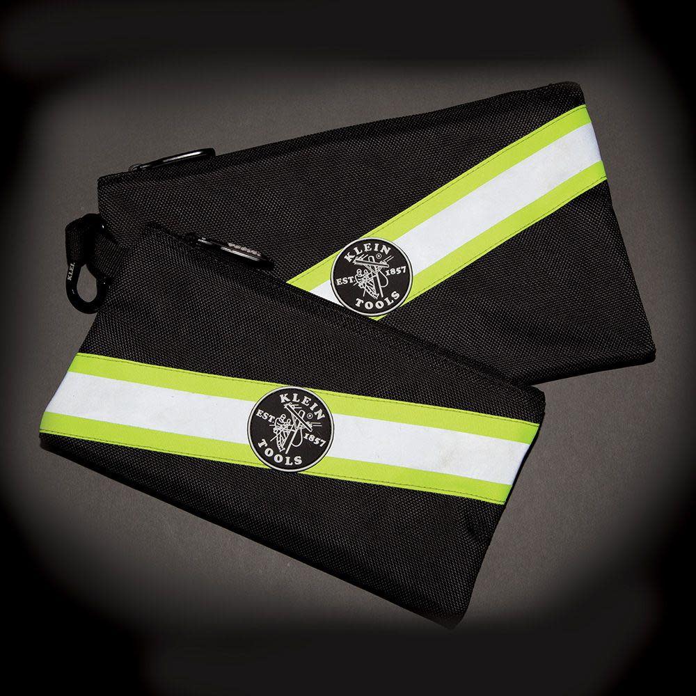 High Visibility Zipper Bags， 2 Pk