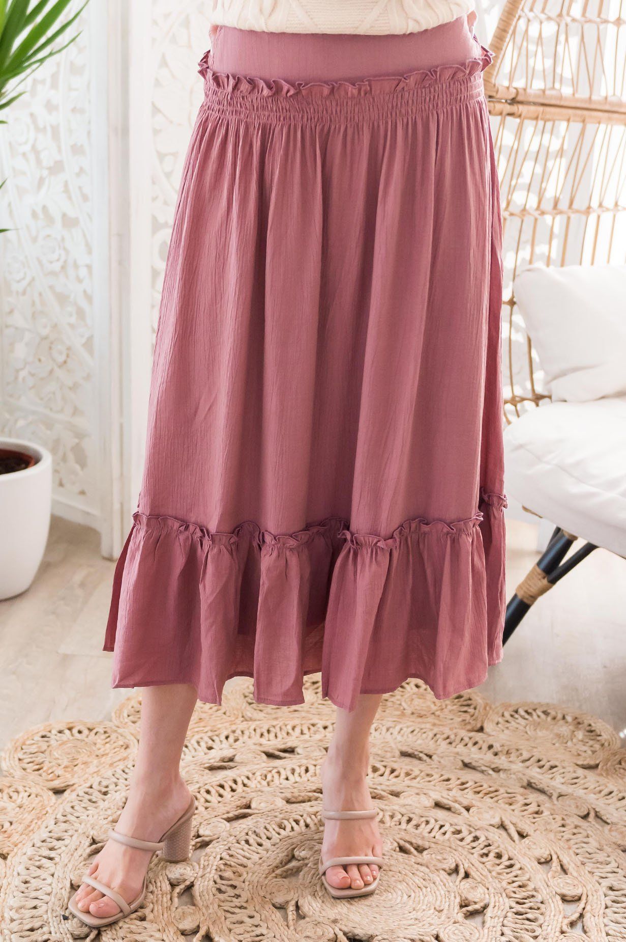 Swept Away Modest Skirt