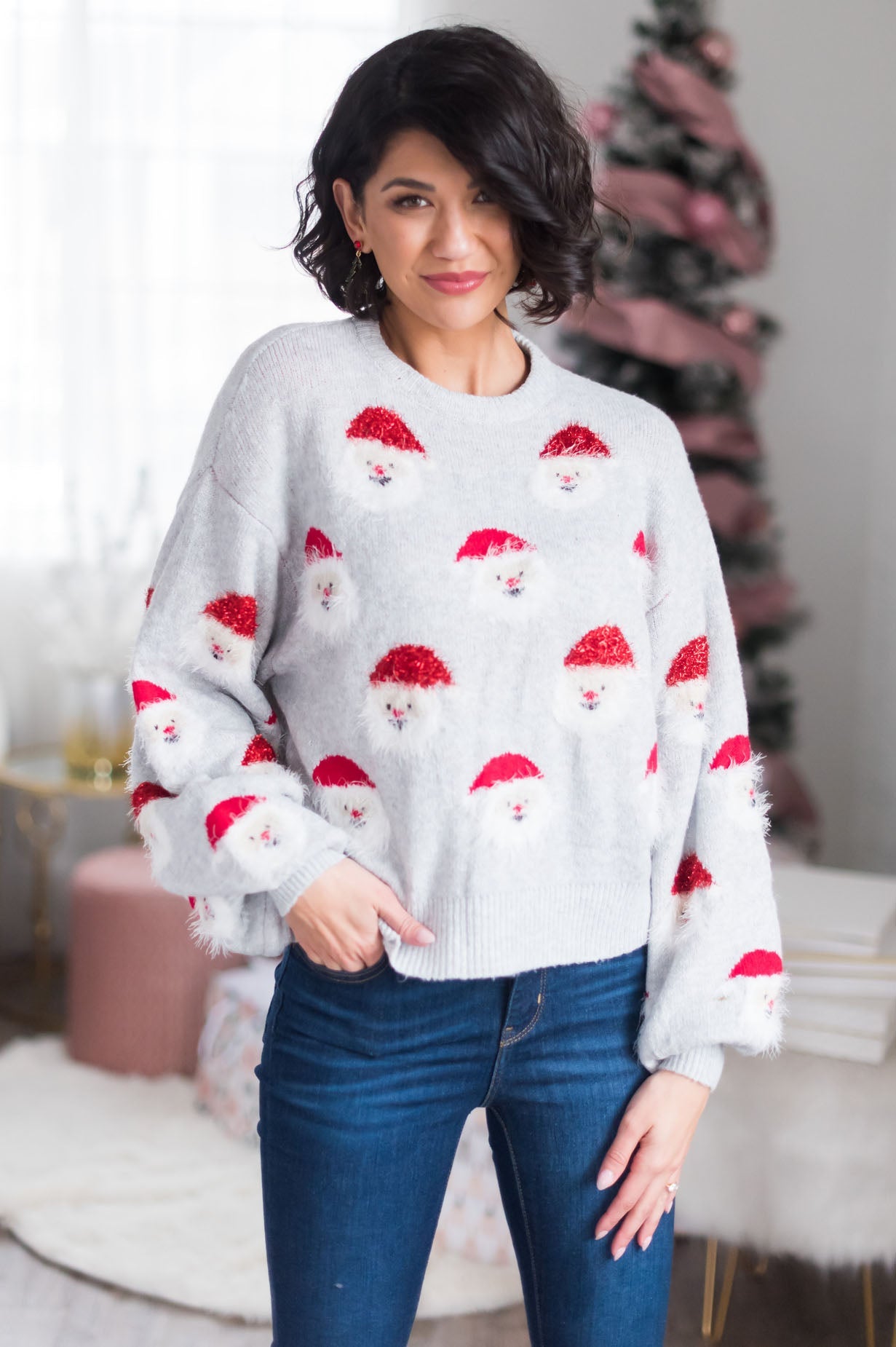 Santa's Little Helper Modest Sweater