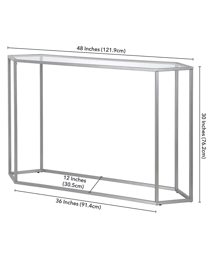 Hudson and Canal Beck Console Table 48 x 12