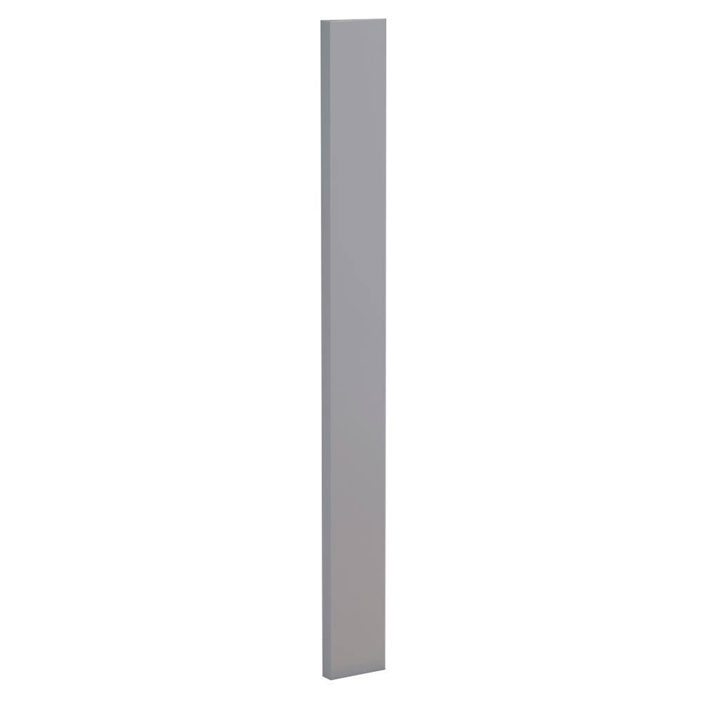 Home Decorators Collection Tremont Assembled 0.75 in. x 3 in. x 30 in. Filler Strip in Pearl Gray FS30-PG