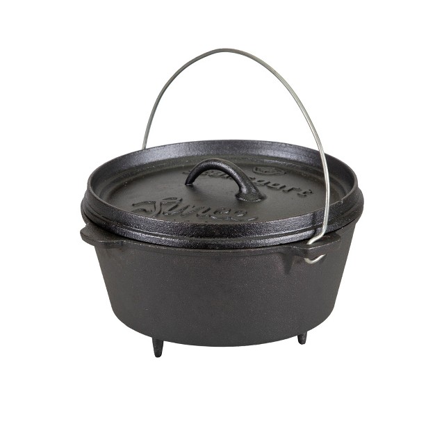 Stansport Preseasoned Cast Iron Dutch Oven With Legs