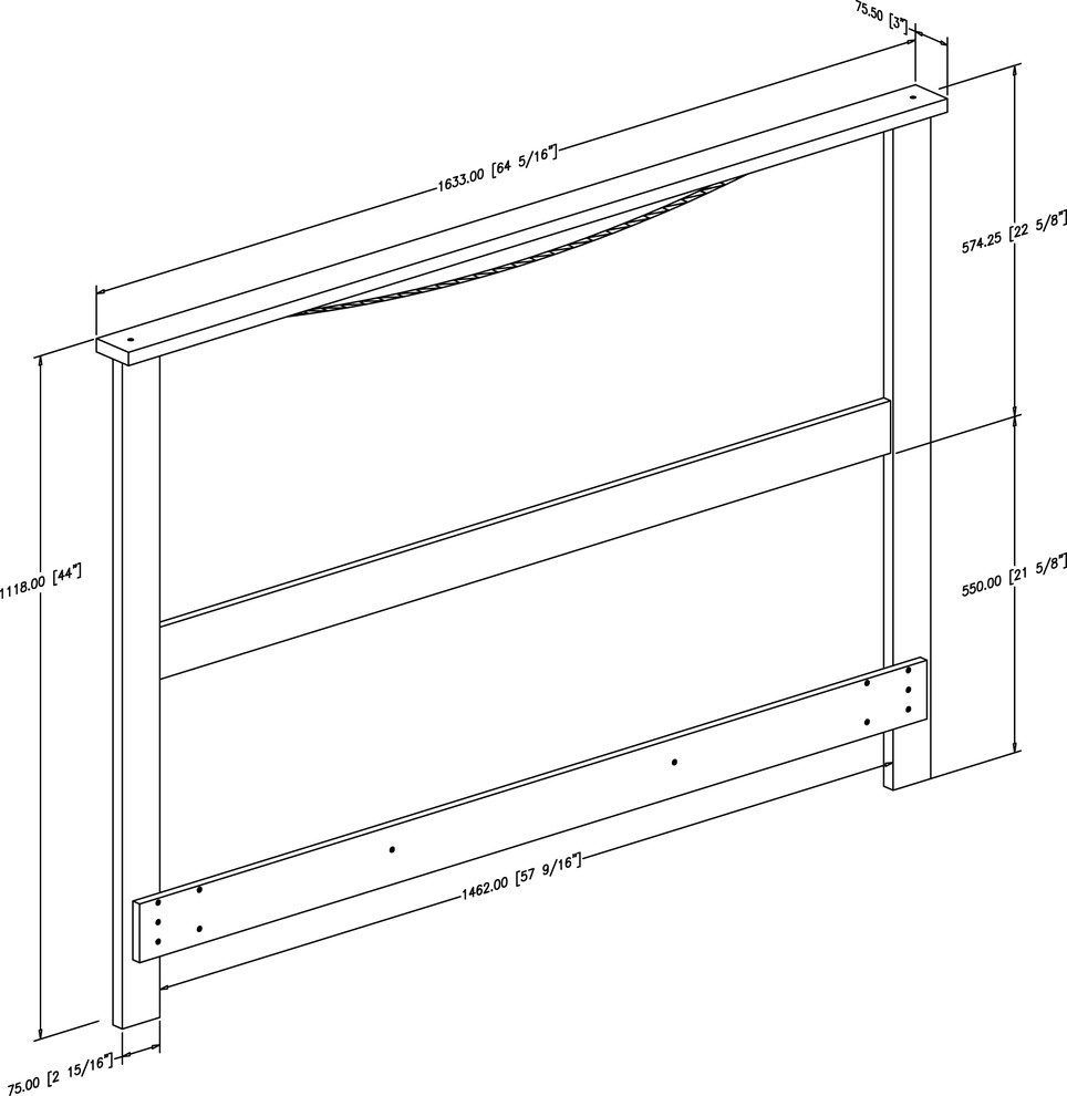 South Shore Step One Full/Queen Headboard  54/60  x27 x27  Gray Oak   Transitional   Headboards   by Homesquare  Houzz