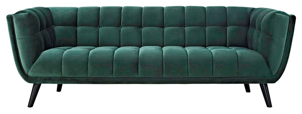 Modern Contemporary Urban Design Living Lounge Room Sofa  Green  Fabric   Midcentury   Sofas   by House Bound  Houzz