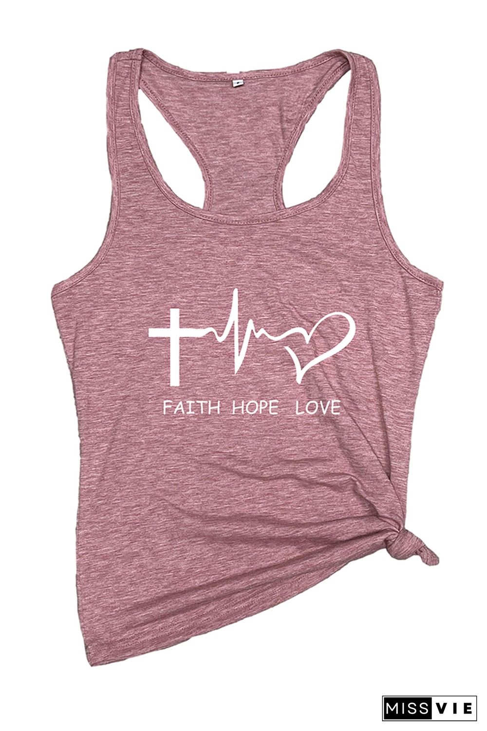 Faith & Hope & Love Sleeveless Tank Top Wholesale