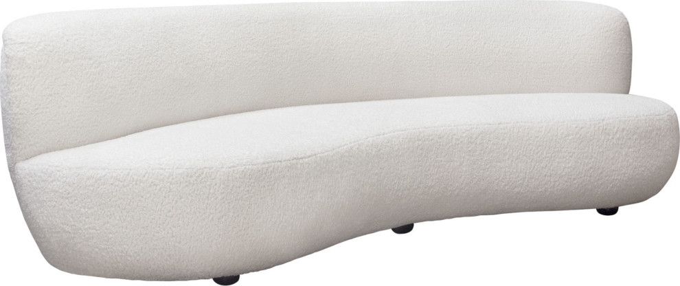 Simone Curved Sofa   Transitional   Sofas   by HedgeApple  Houzz