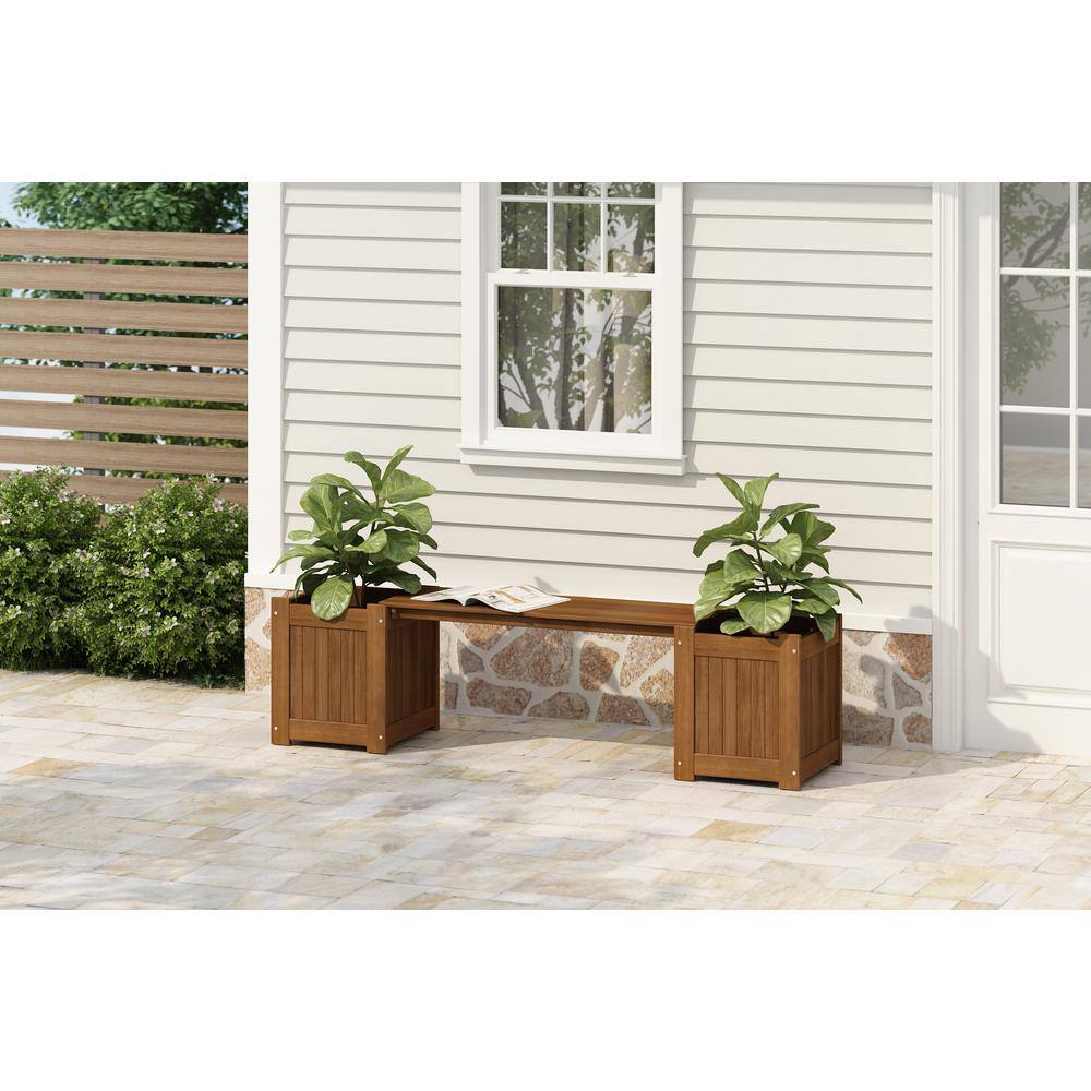 Furinno Tioman Natural Hardwood Planter Box FG16011