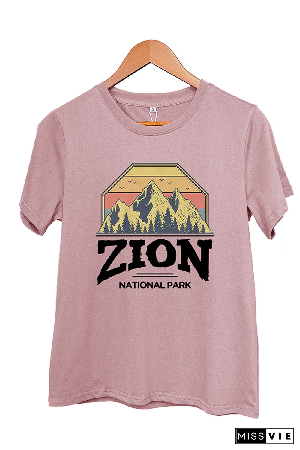 Zion National Park Graphic T-Shirt Wholesale