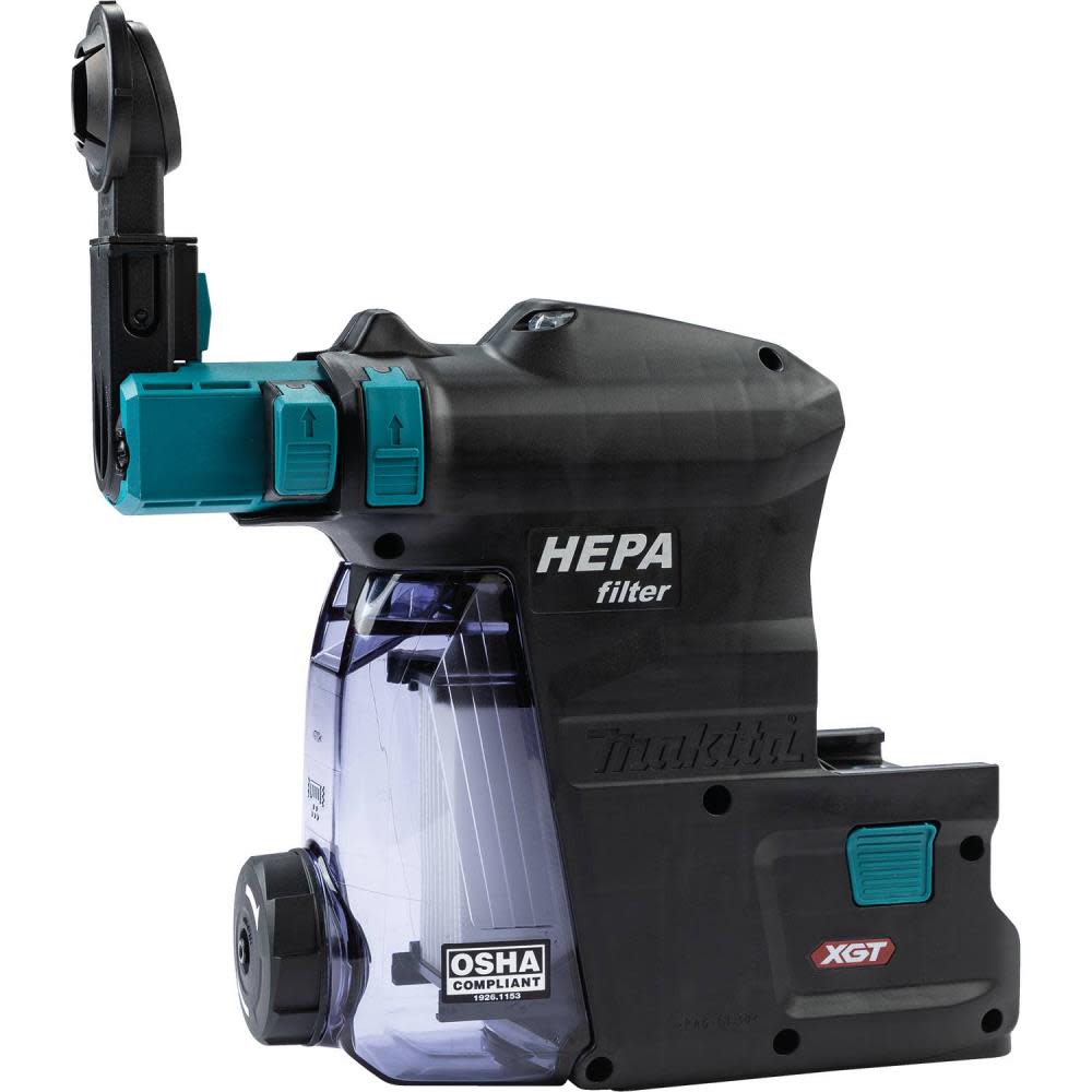 Makita Dust Extractor Attachment with HEPA Filter Cleaning Mechanism DX14 from Makita