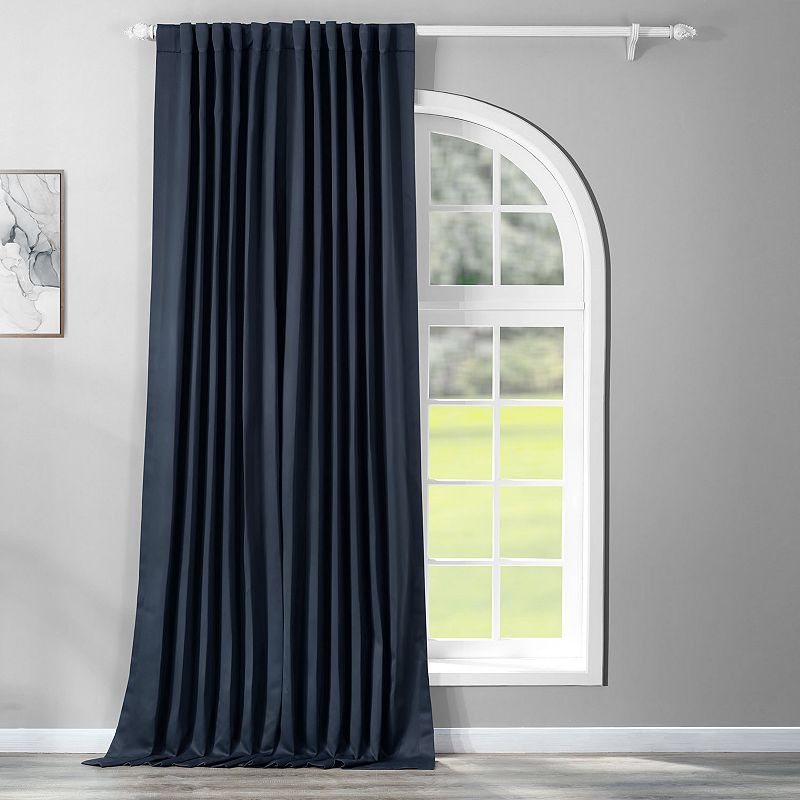 EFF Blackout 1-Panel Eclipse Patio Sized Double Wide Window Curtain