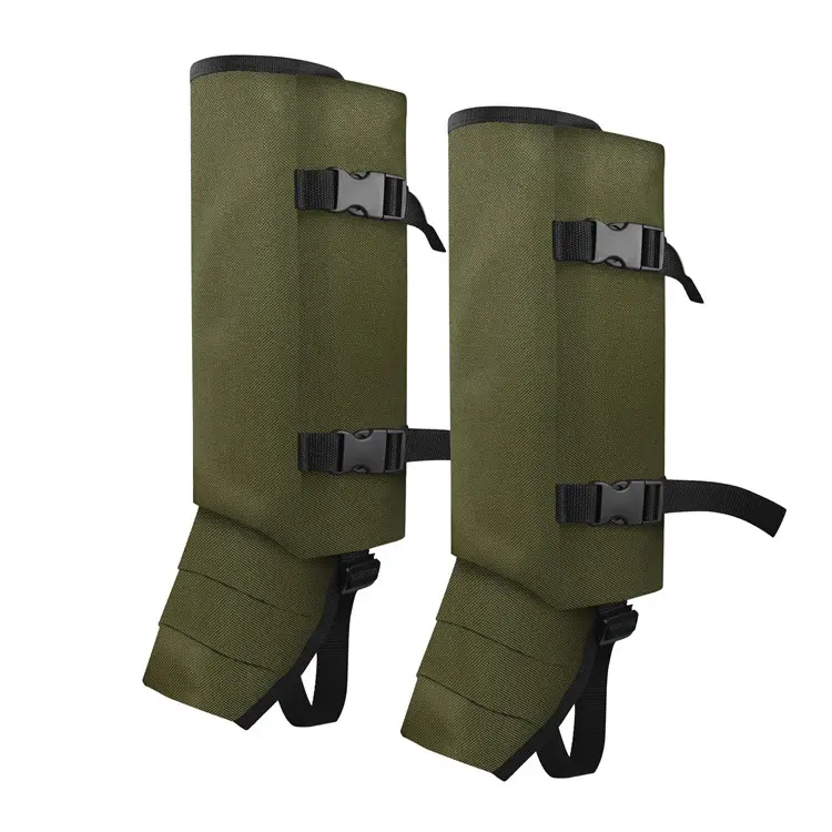 Men's Tear Puncture Stab resistant Bite Protection Black Khaki Green Snake Gaiter for Outdoor Hunting Camping Hiking