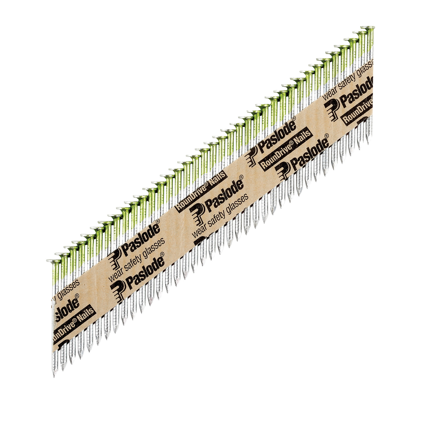 Paslode RounDrive 2 in. 16 Ga. Angled Strip Hot-Dip Galvanized Framing Nails 30 deg 2000 pk