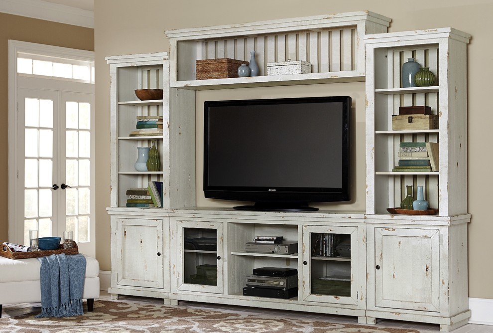 Willow Complete Wall Unit   Farmhouse   Entertainment Centers And Tv Stands   by Progressive Furniture  Houzz