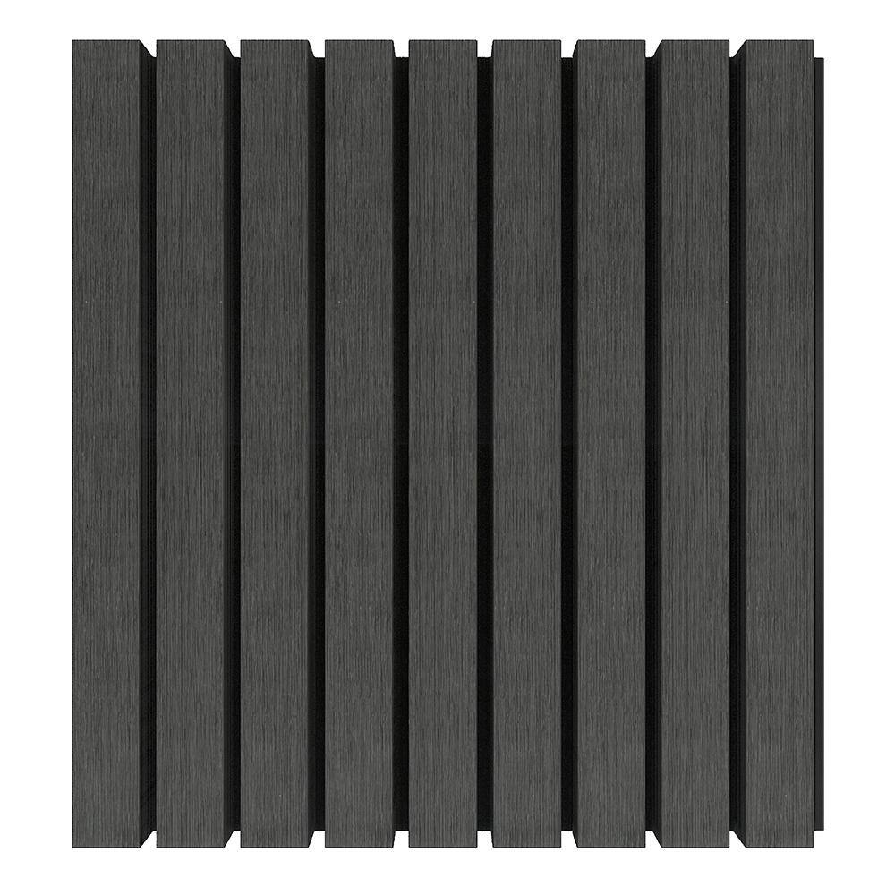 NewTechWood European Siding System 7.7 in. x 96 in. Composite Belgian Board Siding in Hawaiian Charcoal UH58-8-CH