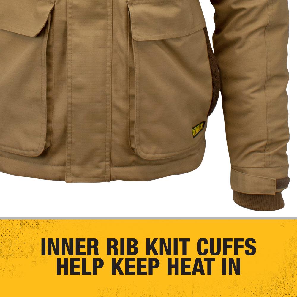 DEWALT Mens Rip Stop Canvas Heated Jacket Kit Medium ;