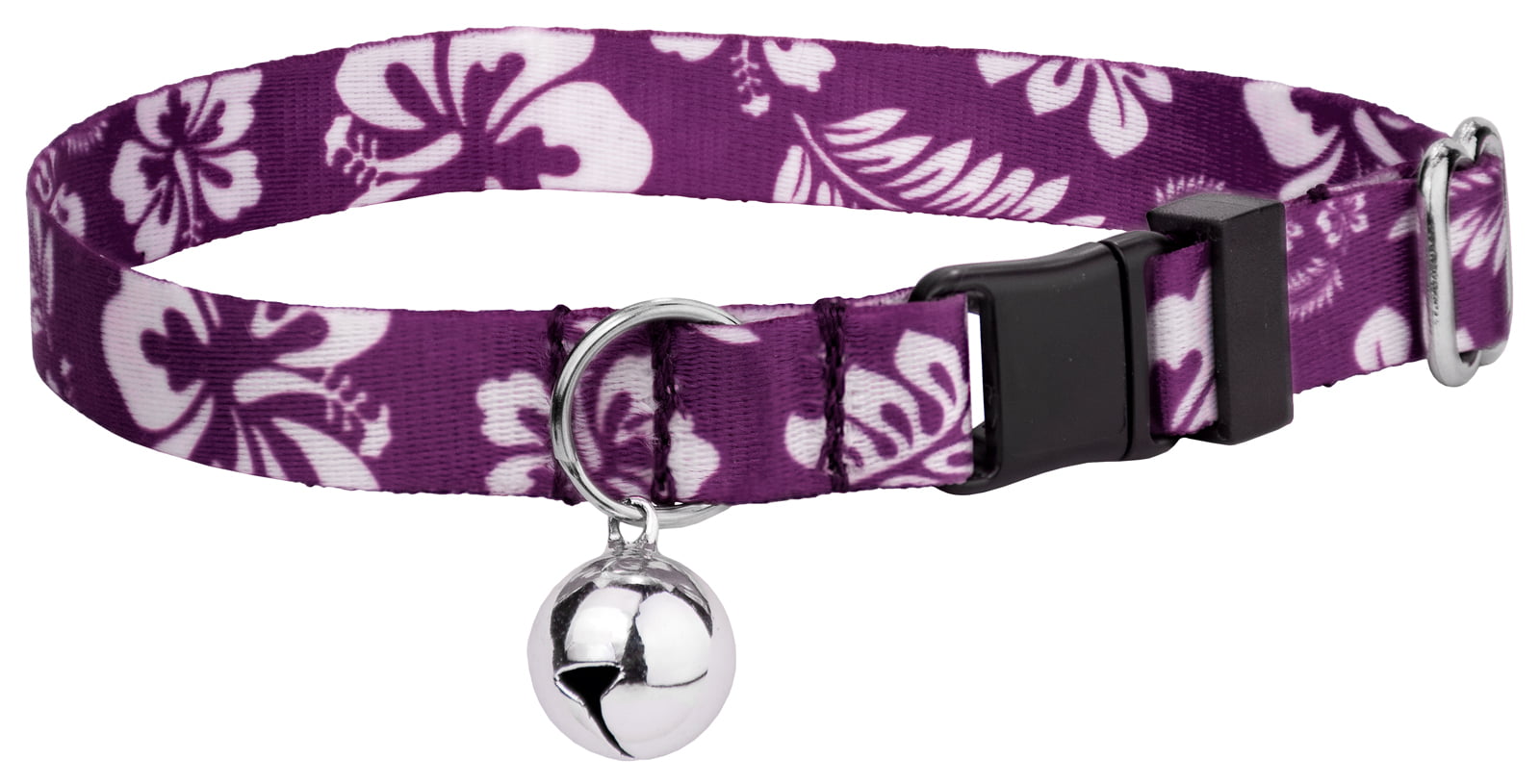 Country Brook Petz® Purple Hawaiian Cat Collar