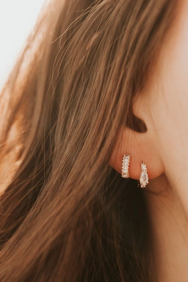 Ivy Diamond Hoops