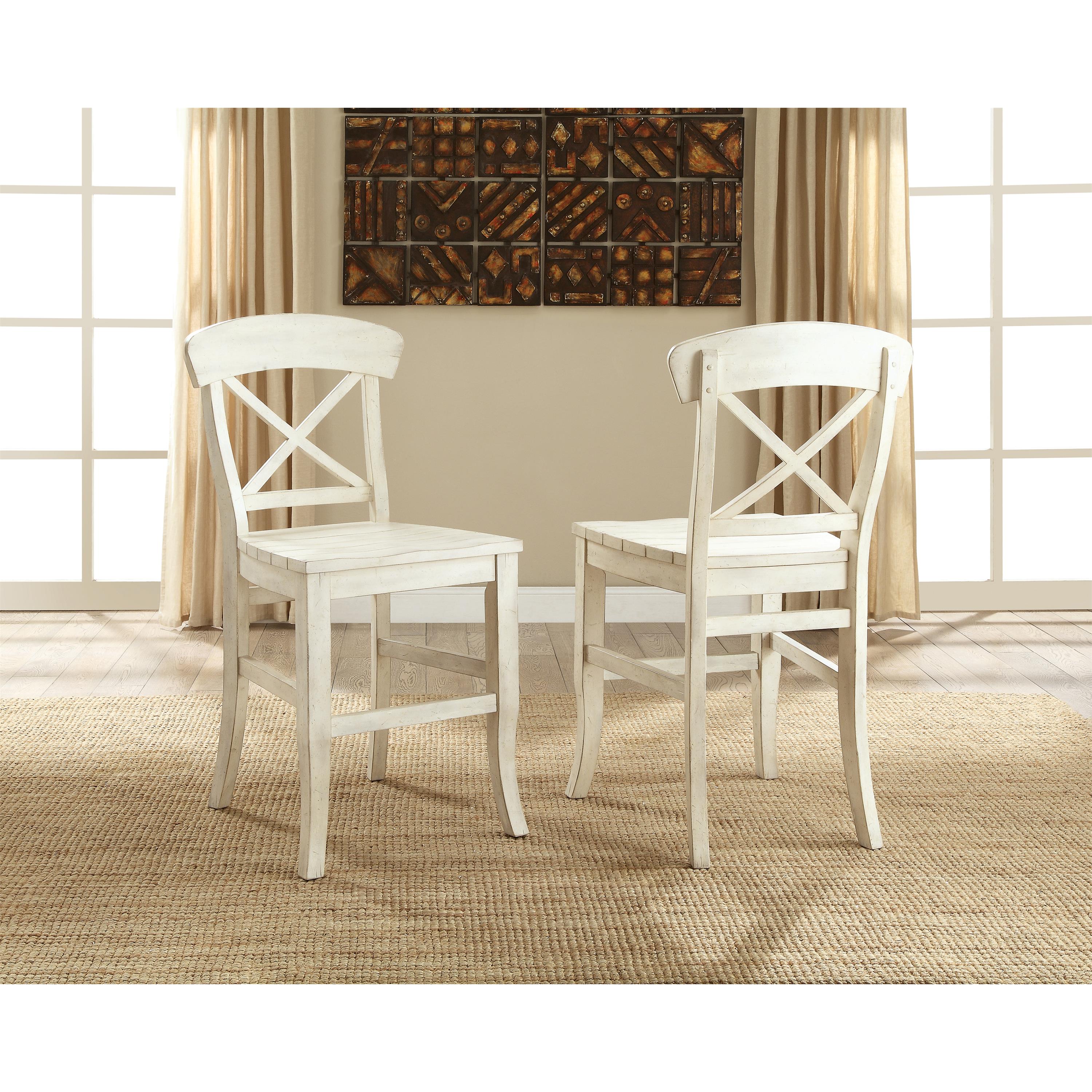 Regan X-Back Counter Stool Set of 2