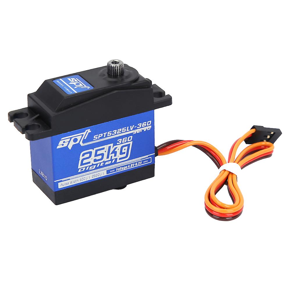 1500s/ 330hz 360 Continuous Rotation Spt5525lv-360 25kg Digital Servo Rc Robot