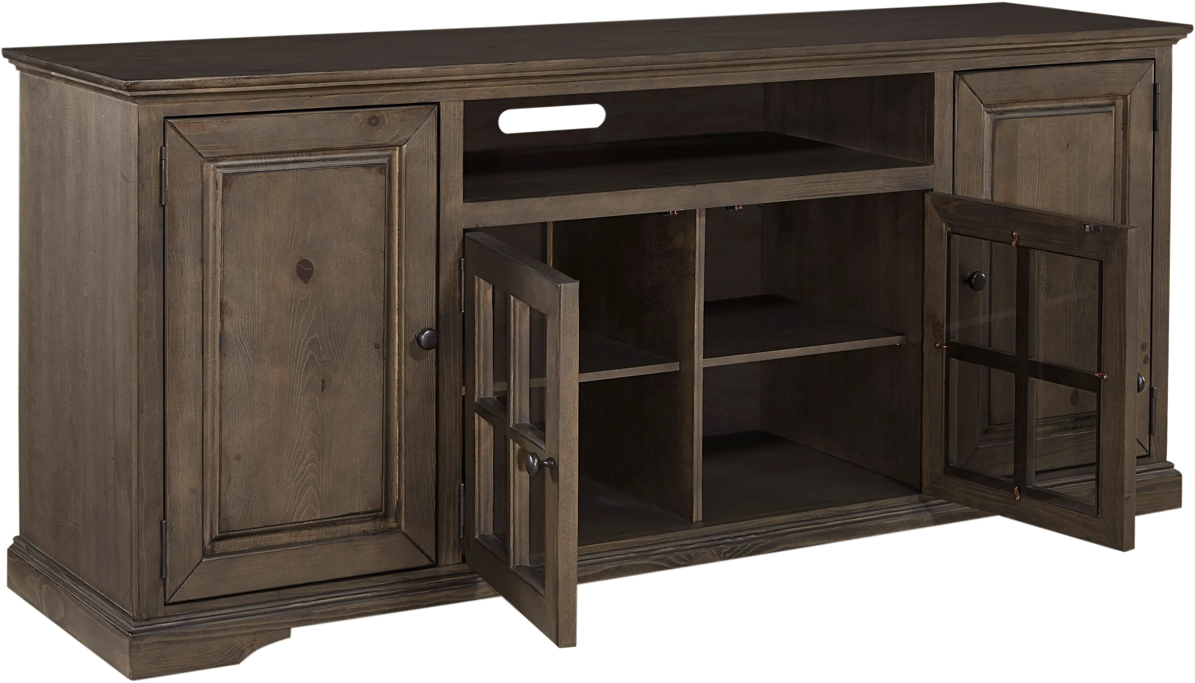 Hamilton 74 Gray TV Stand