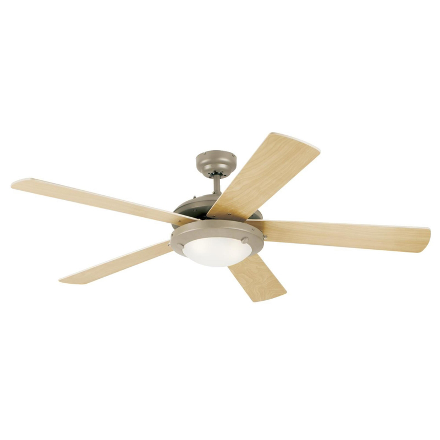 Westinghouse Comet 52 in. Brushed Pewter Brown LED Indoor Ceiling Fan