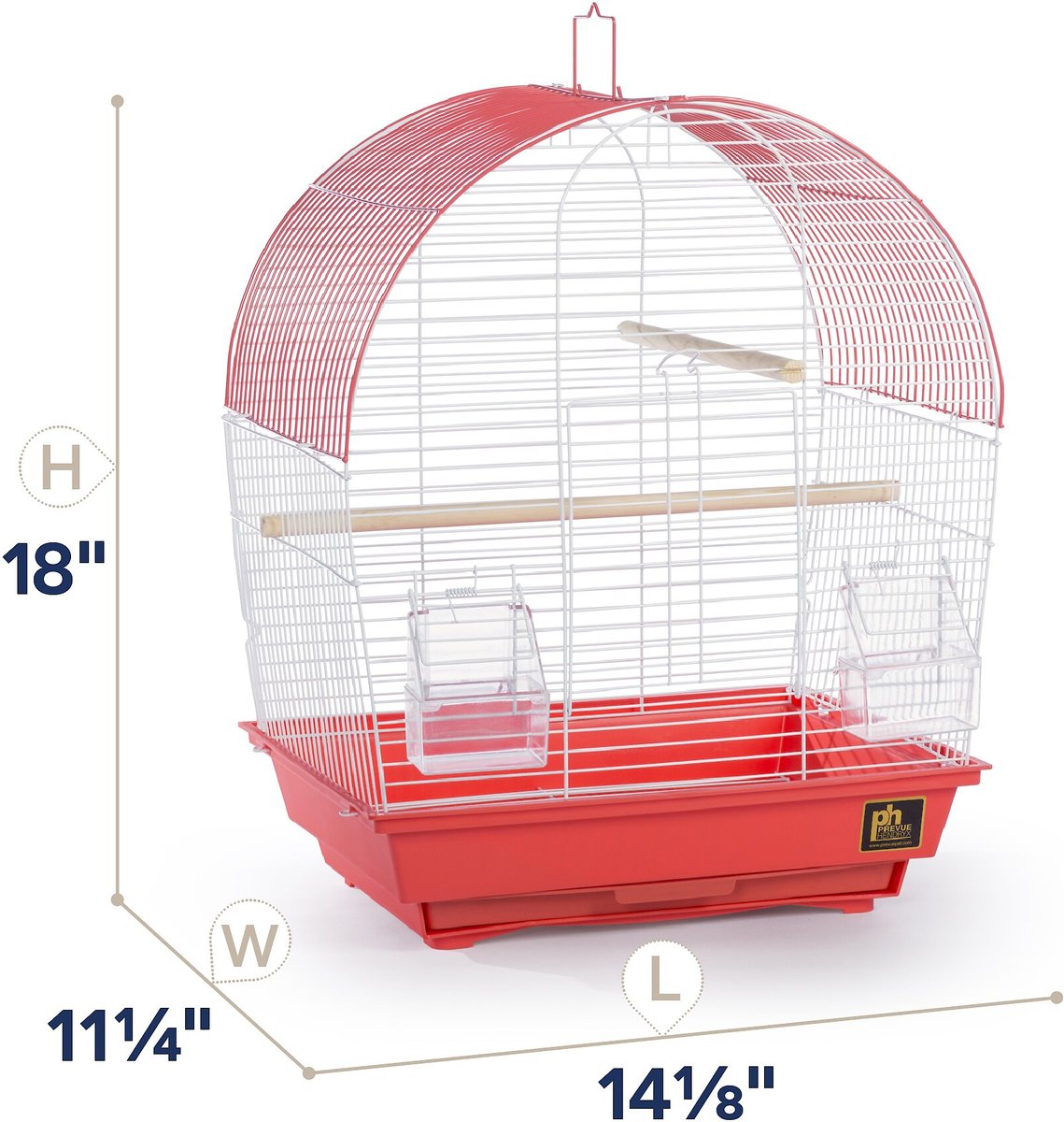 Prevue Pet Products Southbeach Dome Top Bird Cage