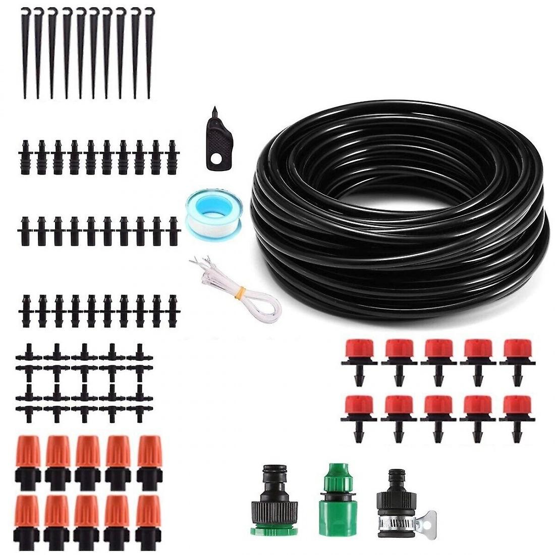 5m Water Irrigation Kit Micro Drip Watering System Automatic Plant Garden Set