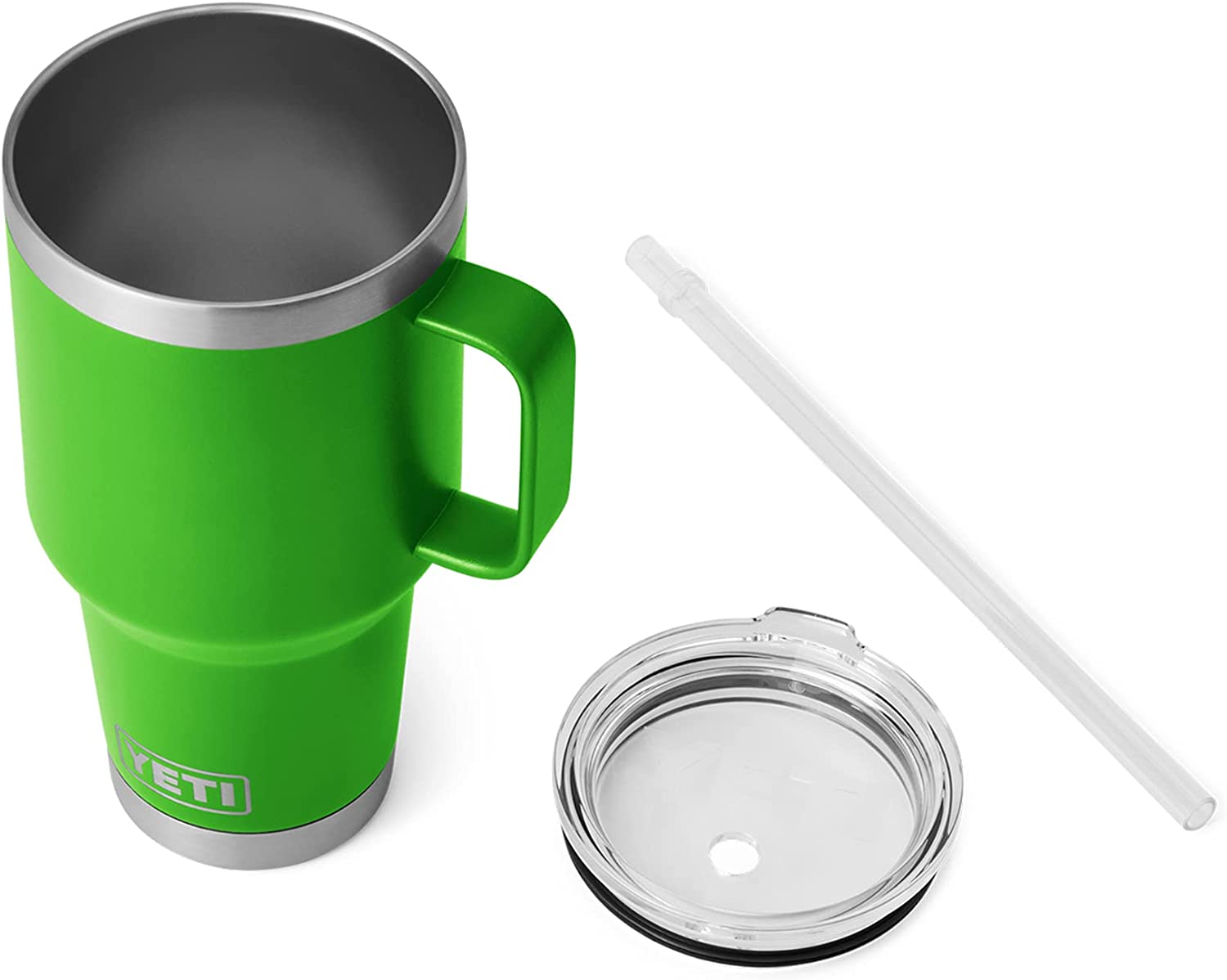 YETI Rambler 35 oz Canopy Green BPA Free Straw Mug