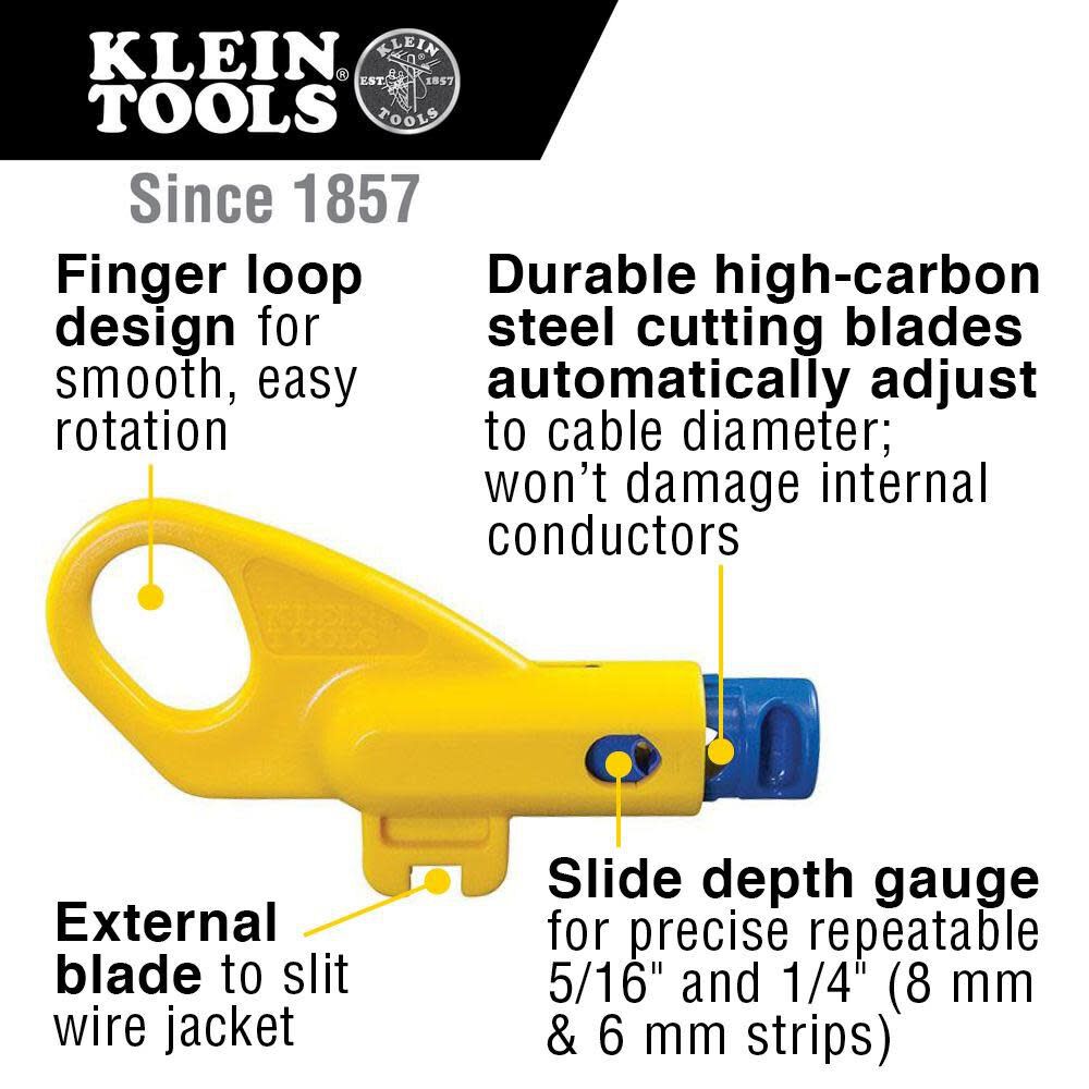 Klein Tools Twisted Pair Radial Stripper VDV110261 from Klein Tools