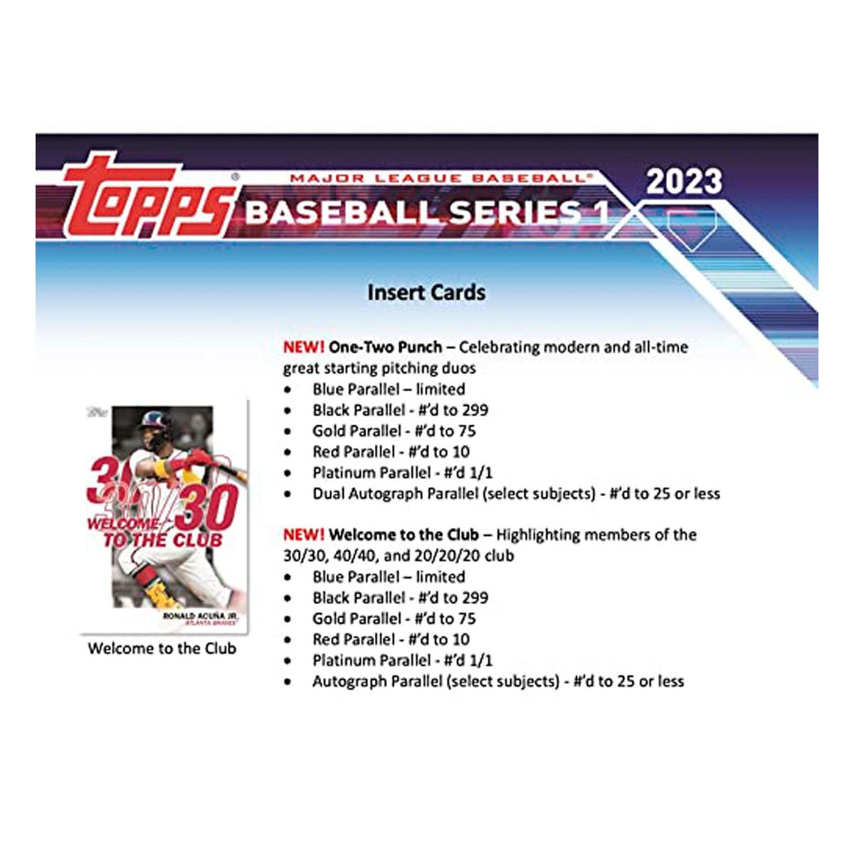 2023 Topps MLB Series 1 Baseball Trading Card Blaster Box