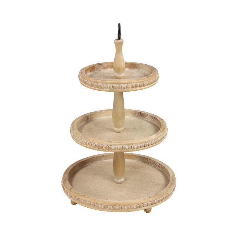 Stella and Eve Wood Tiered Server