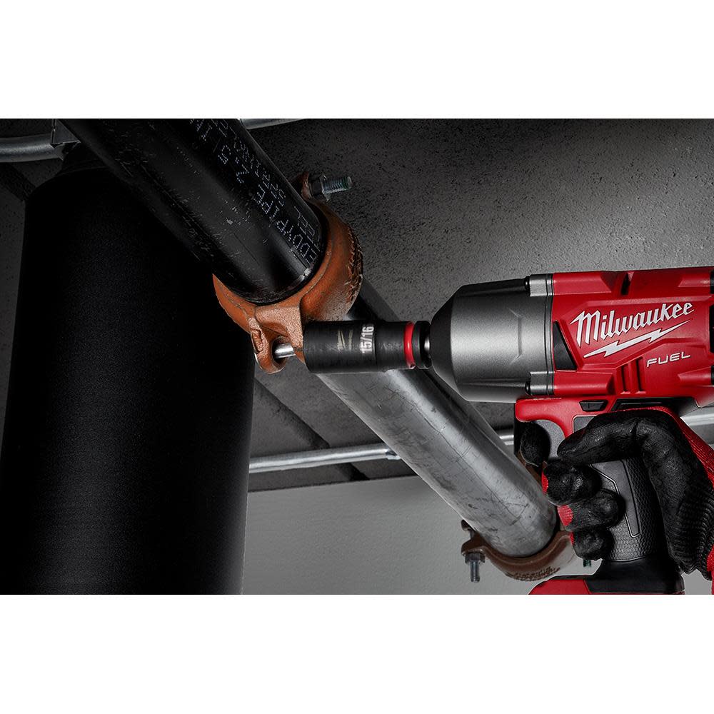 Milwaukee SHOCKWAVE™ Impact Duty™ Socket 1/2 Drive 15/16 Deep 6 Point ;