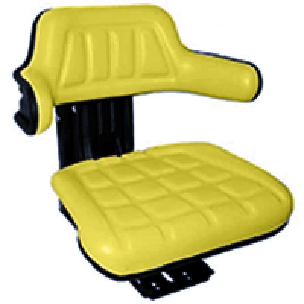 R1262 Utility Seat Assembly - Yellow Fits John Deere