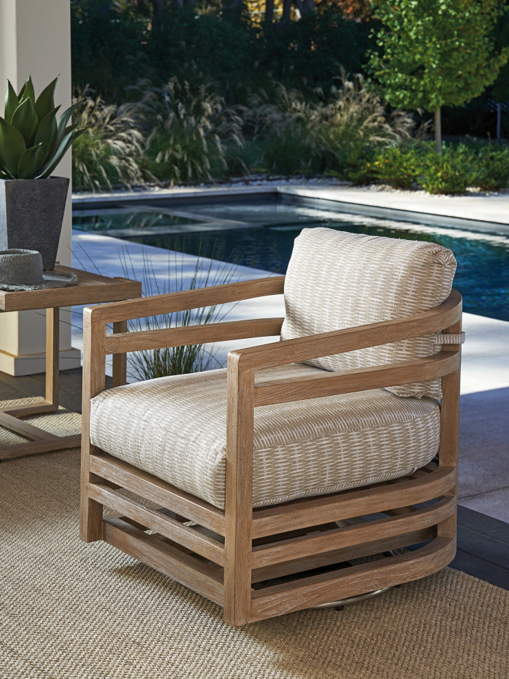 Swivel Lounge Chair   Armchairs And Accent Chairs   by Lexington Home Brands  Houzz