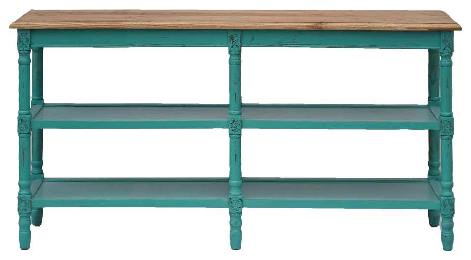 Emerald Bay Console Table  1 Per Box   Farmhouse   Console Tables   by Primitive Collections  Houzz